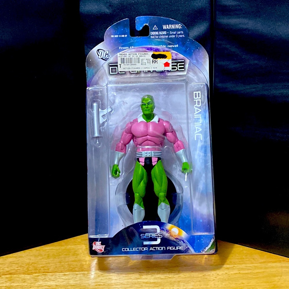 New In Package DC Series 3 Collector Action Figure Braimiac